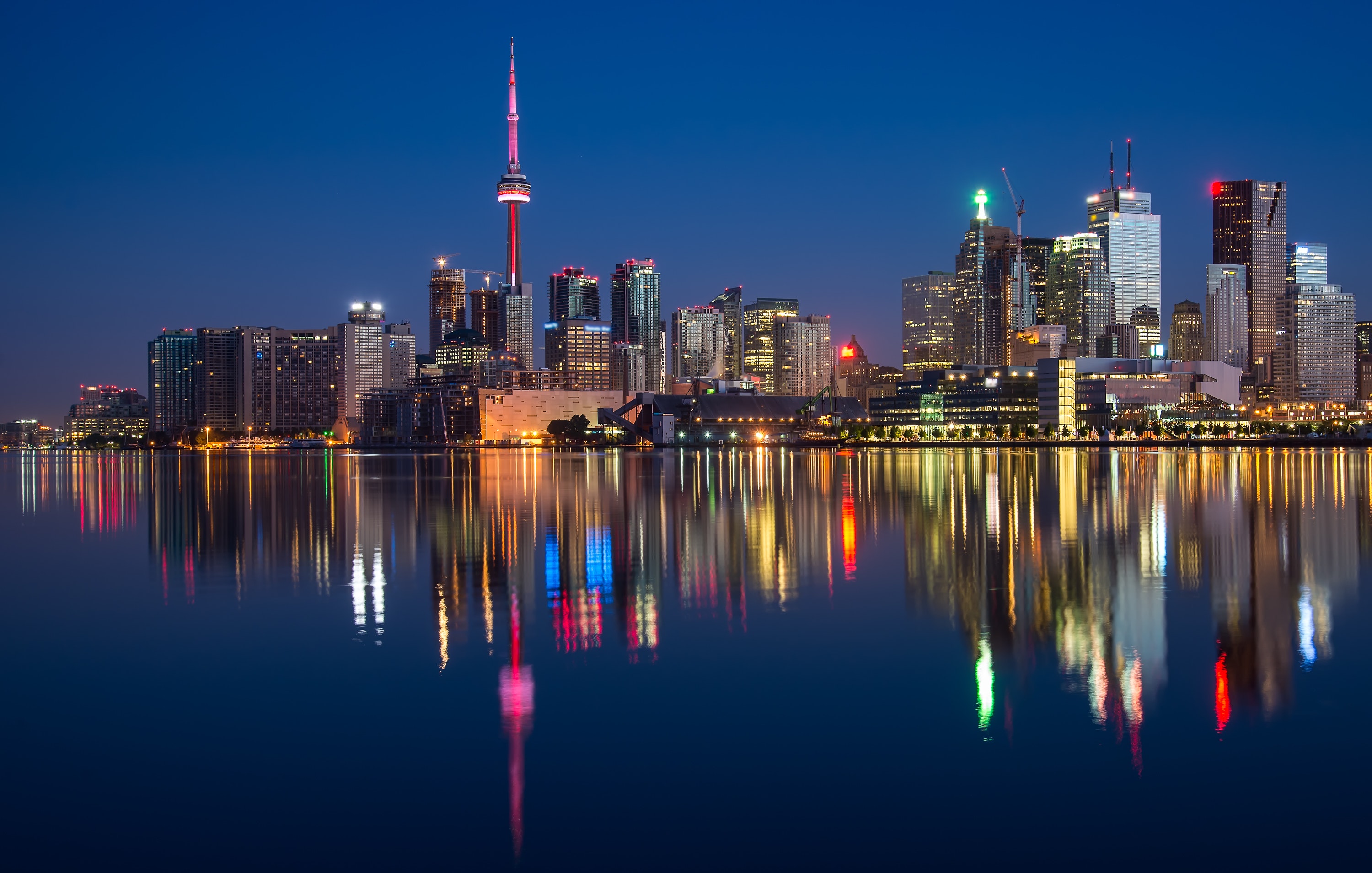 City of Toronto at night